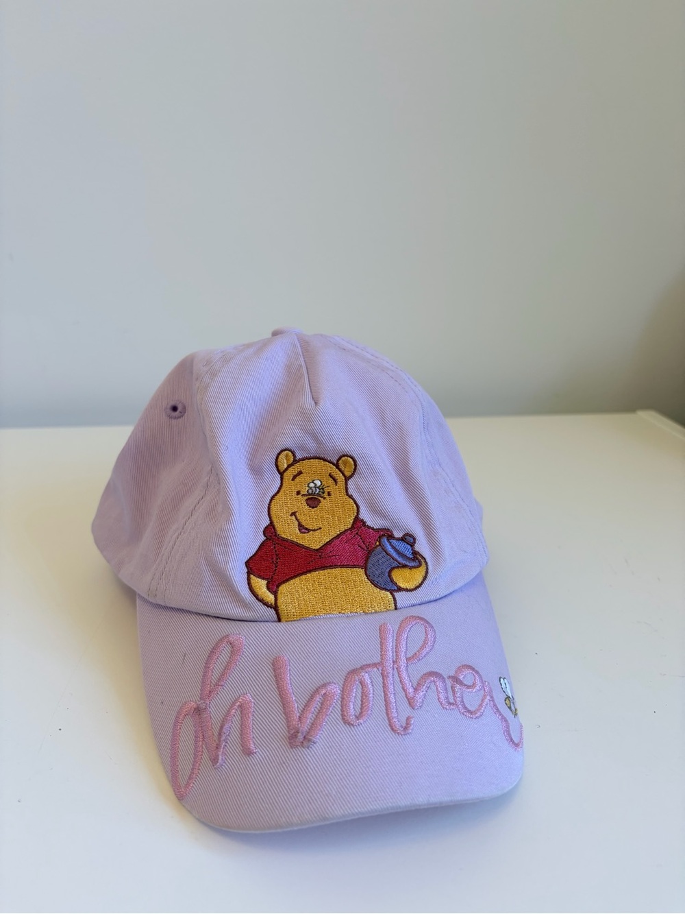 Winnie the Pooh Lilac Kids Cap - Embroidered Character Hat